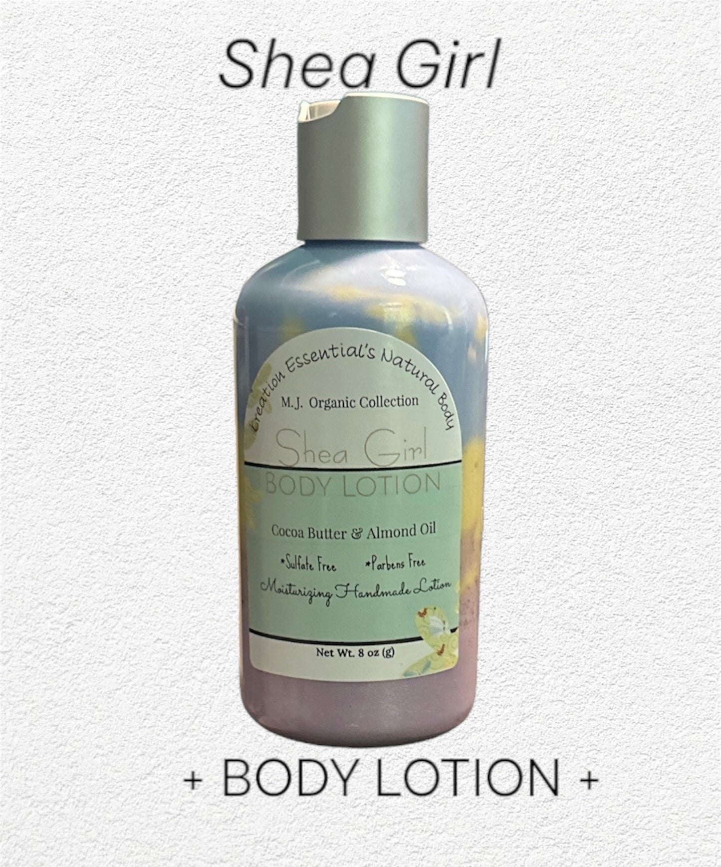 Organic Body Lotion, Shea Girl Body Lotion: Fruity Hydration- Indulge in Head-to-Toe Light Hydration -Creation Essential's