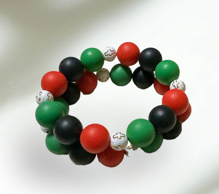 Silicone Bead Bracelet Singles & Sets, Beaded Stretch Bracelet, keychain, Sensory Bracelet, Fidget Bracelet, Colorful Silicone Bracelet
