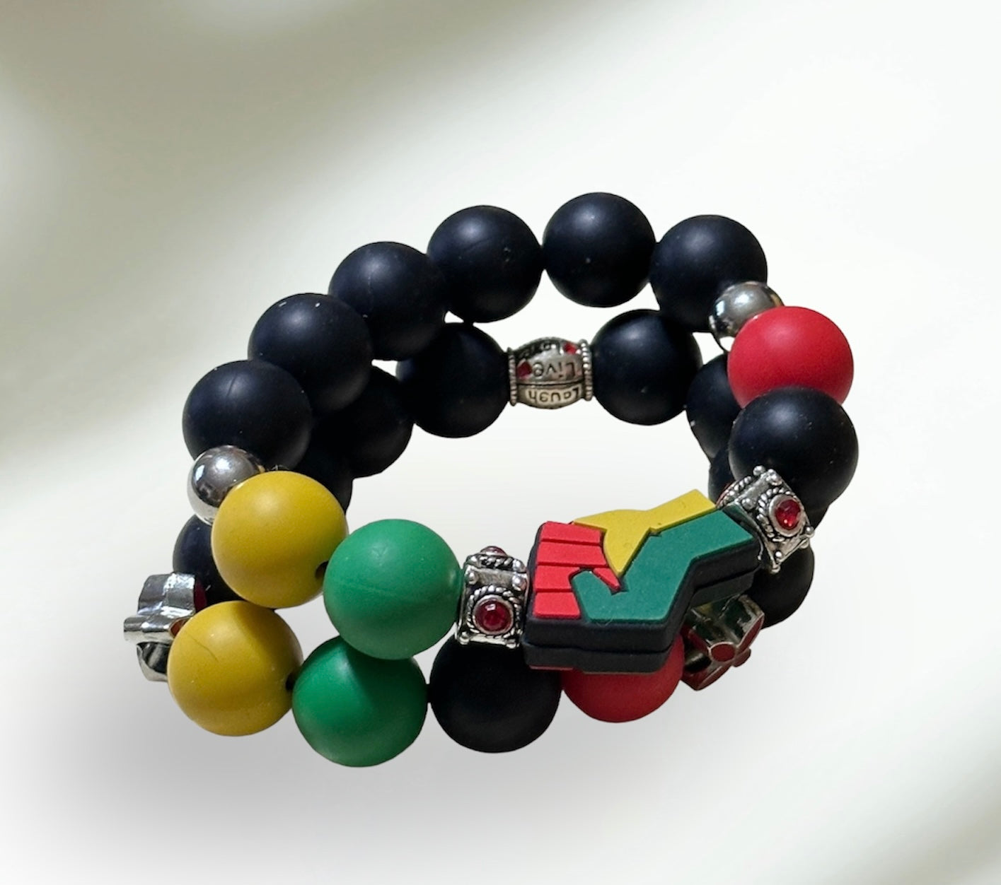 Silicone Bead Bracelet Singles & Sets, Beaded Stretch Bracelet, keychain, Sensory Bracelet, Fidget Bracelet, Colorful Silicone Bracelet
