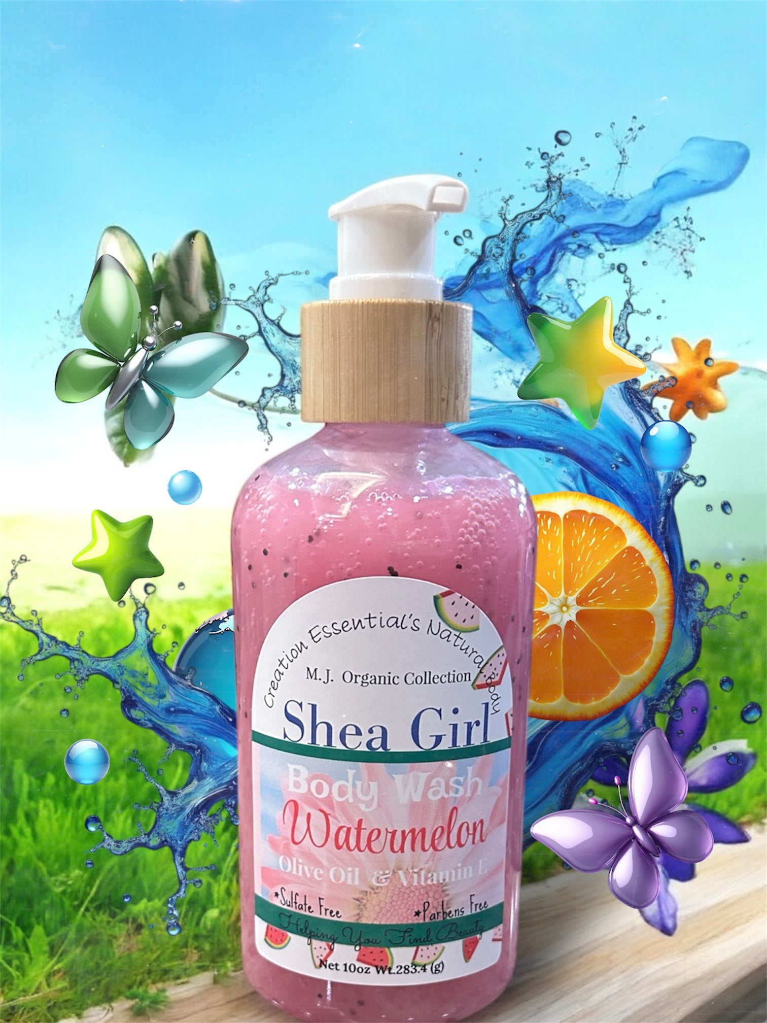 Shea Girl Watermelon Hydrating Body Wash  Buy 3 Get 3 or Buy 2 Get 1 Free