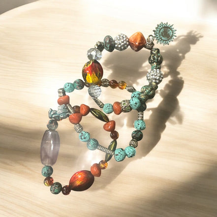 Bohemian Bead Style Bracelets, Fashion Bracelets- Creations Essential's Fashion Accessories