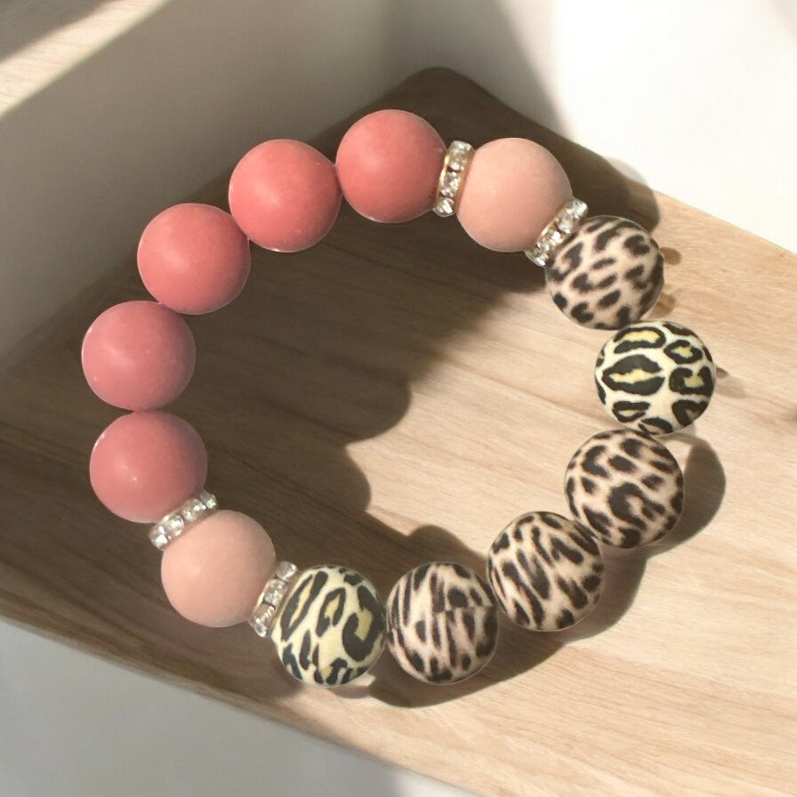 Silicone Bead Bracelet Singles & Sets, Beaded Stretch Bracelet, keychain, Sensory Bracelet, Fidget Bracelet, Colorful Silicone Bracelet