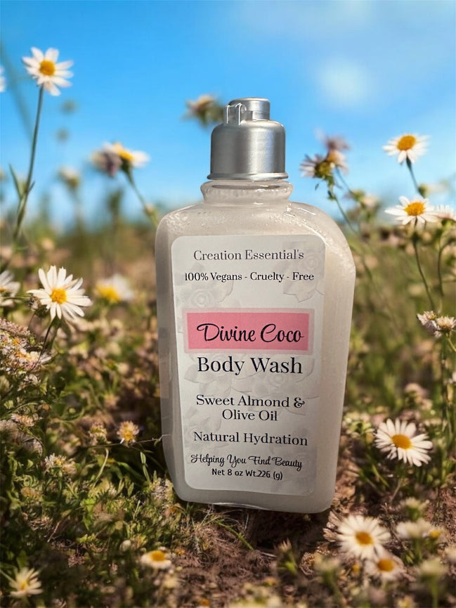 Divine Coco Hydrating Perfume Body Wash Inspired by a timeless allure perfume