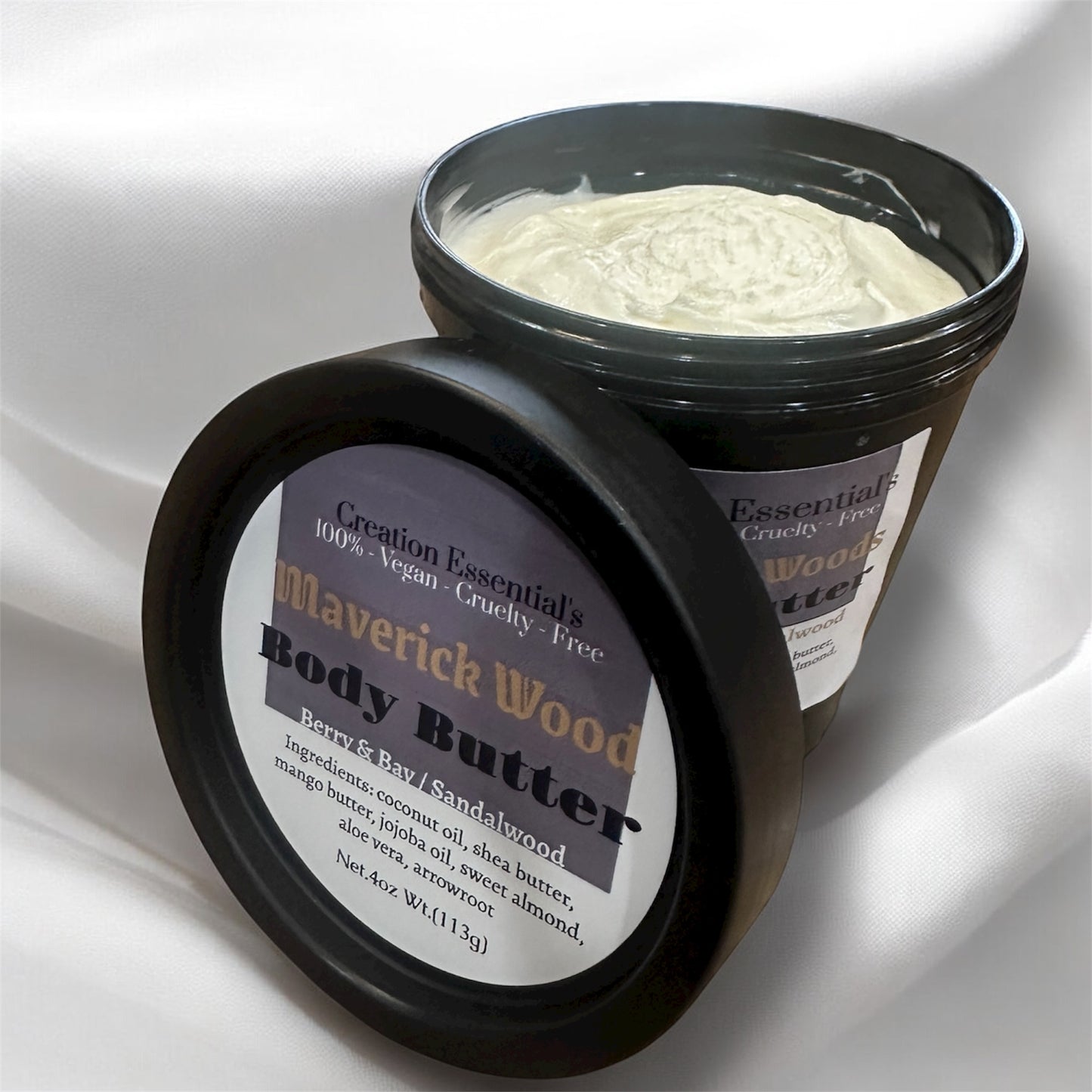 Maverick Woods Men's Body Butter/ Orgainc Moisturizer/Male Body Butter