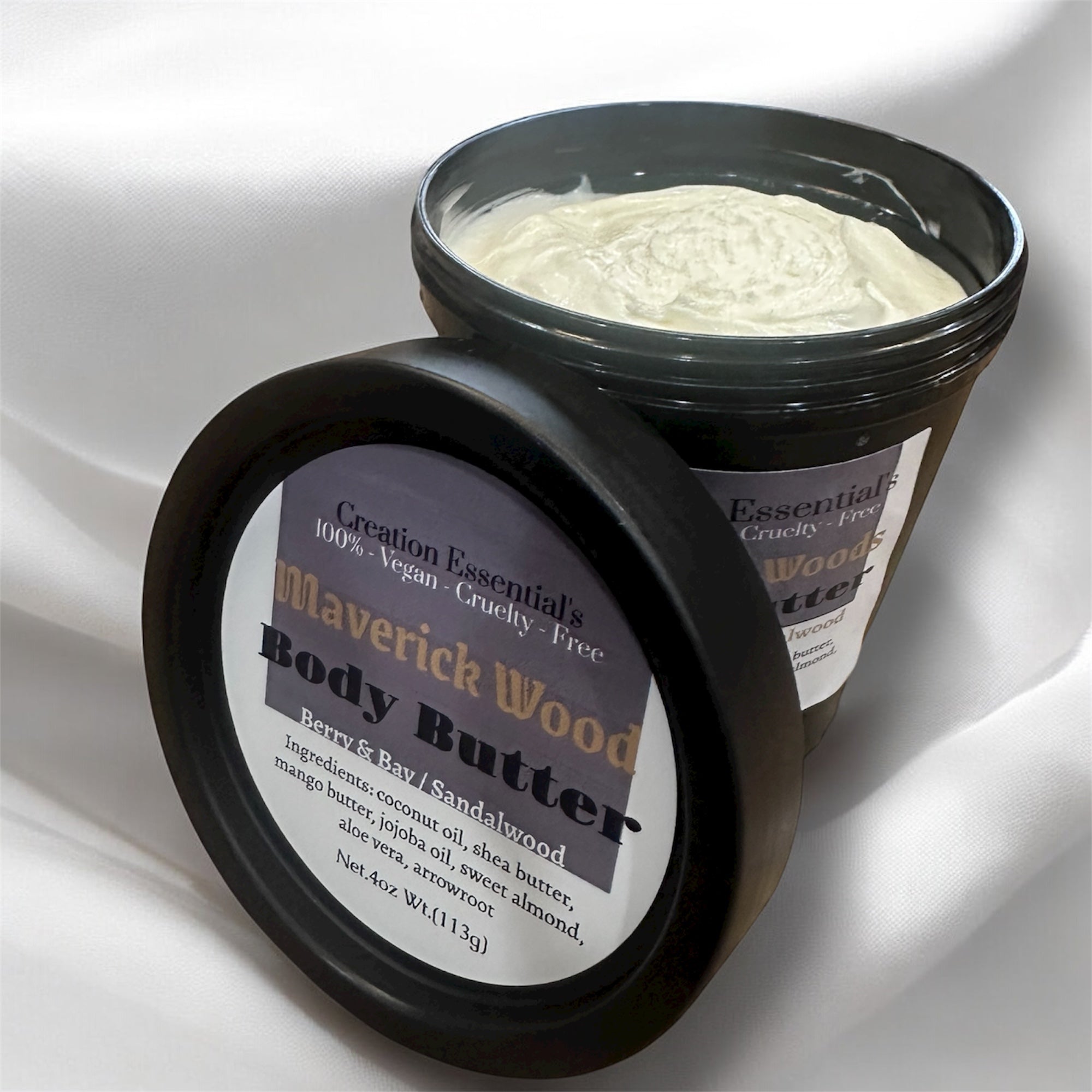 Maverick Woods Men's Body Butter/ Orgainc Moisturizer/Male Body Butter  Buy 3 Get 3 or Buy 2 Get 1 Free