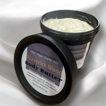 Maverick Woods Men's Body Butter/ Orgainc Moisturizer/Male Body Butter  Buy 3 Get 3 or Buy 2 Get 1 Free