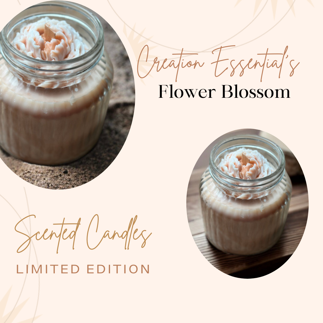 Flower Blossom Candle