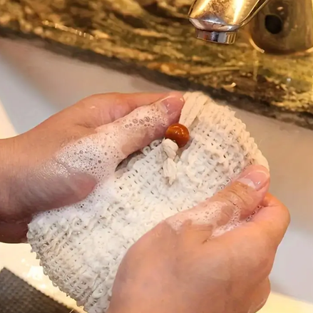 All Natural Sisal Soap Saver Bag