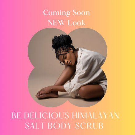 Be Delicious Himalayan Salt Body Scrub Organic Vegan Body Scrub
