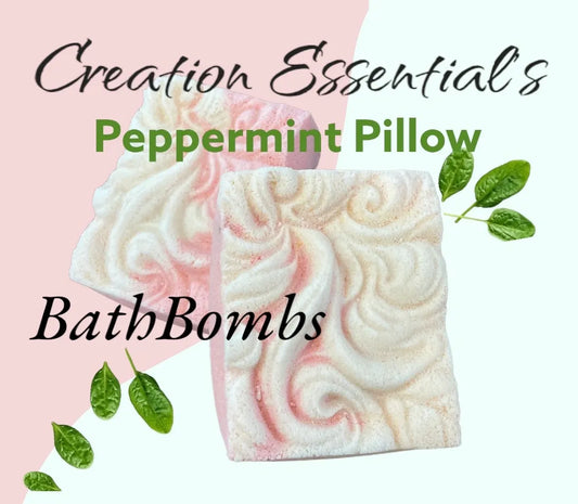 Peppermint Pillows Bath Bomb 2pk