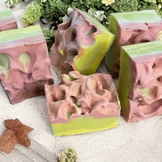 Goats Milk Soap Bar, A Touch of Pink, Organic Vegan Goats Milk Soap Bar