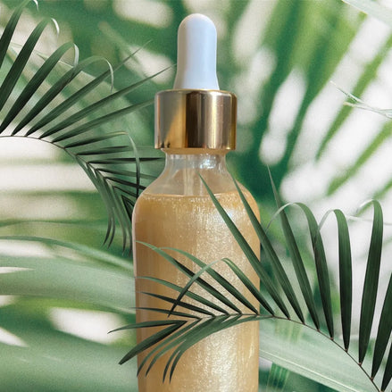 Serenity Glow Shimmer White Gold Body Shimmer- Creation Essential's Nola Girl Collection