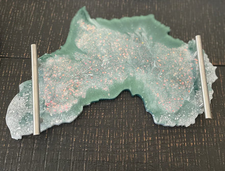Resin Tray with handle Luxury Africa Resin Tray Set